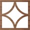 Ekena Millwork Statesman Wood Fretwork Pierced Ceiling Medallion, Walnut, 26"OD x 16 5/8"ID x 3/8"T CMWP26X26X0375STWA - alternate 3